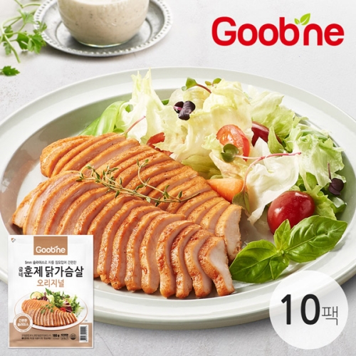 [굽네] 오리지널 훈제 닭가슴살 100g 10팩