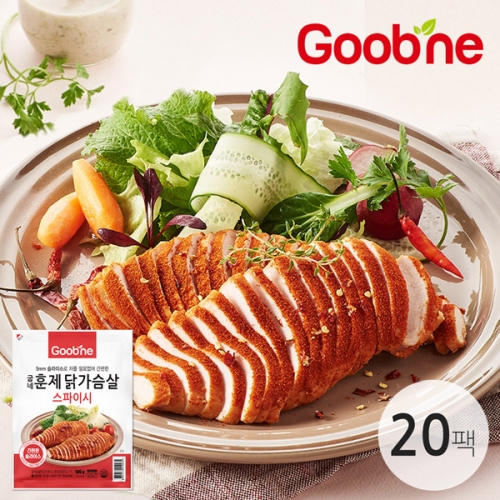[굽네] 스파이시 훈제 닭가슴살 100g 20팩