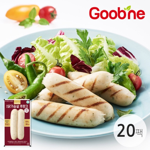[굽네] 닭가슴살 후랑크 청양고추 120g 20팩