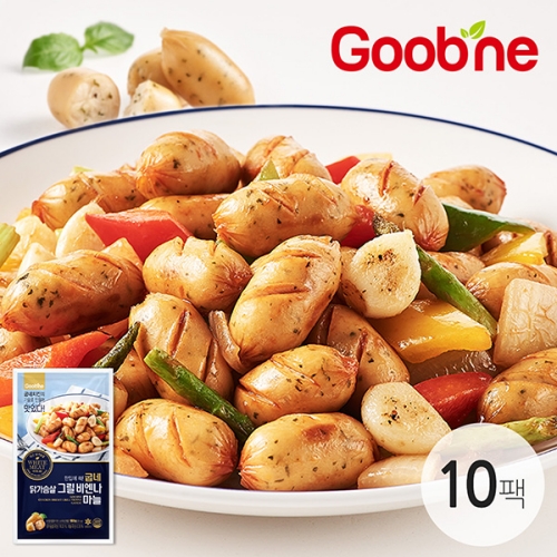 [굽네] 닭가슴살 비엔나 마늘 100g 10팩