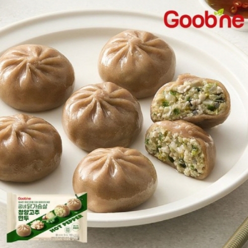 [굽네] 닭가슴살 청양고추만두 180g 15팩