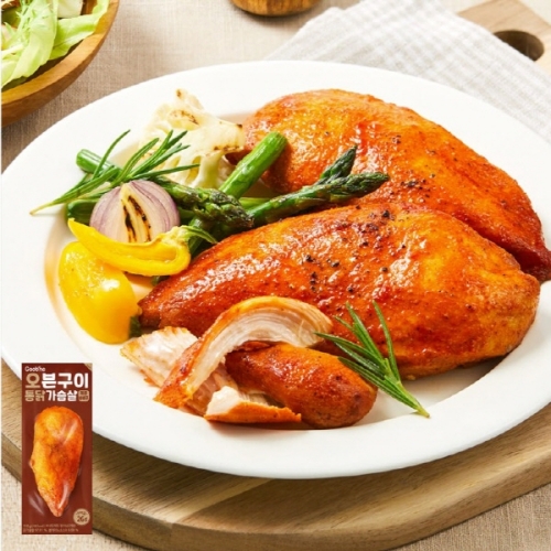 [굽네] 오븐구이 통 닭가슴살 매콤바베큐 110g 15+1팩