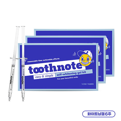 [투스노트] 화이트닝겔 6주 (42개입)