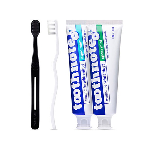 [투스노트] 미백 치약+칫솔 세트