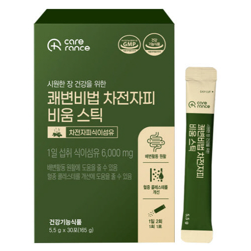 [케어란스] 쾌변비법 차전자피비움 스틱100ml x 30포
