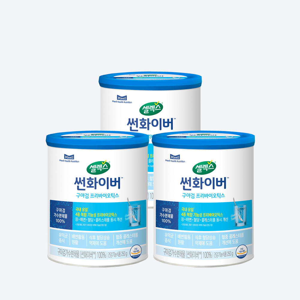 셀렉스 썬화이버 캔(250g) 2캔