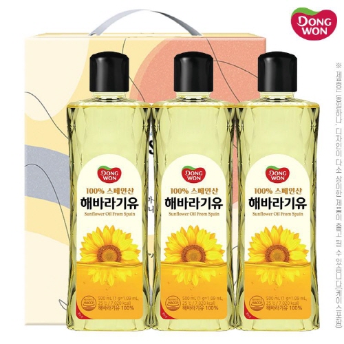 [만원의행복][동원] 해바라기유3P(3종)