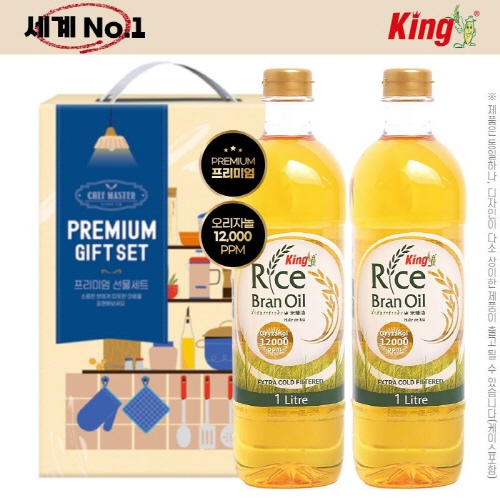 [King] (세계No.1)킹 프리미엄현미유1L 2P(2종)