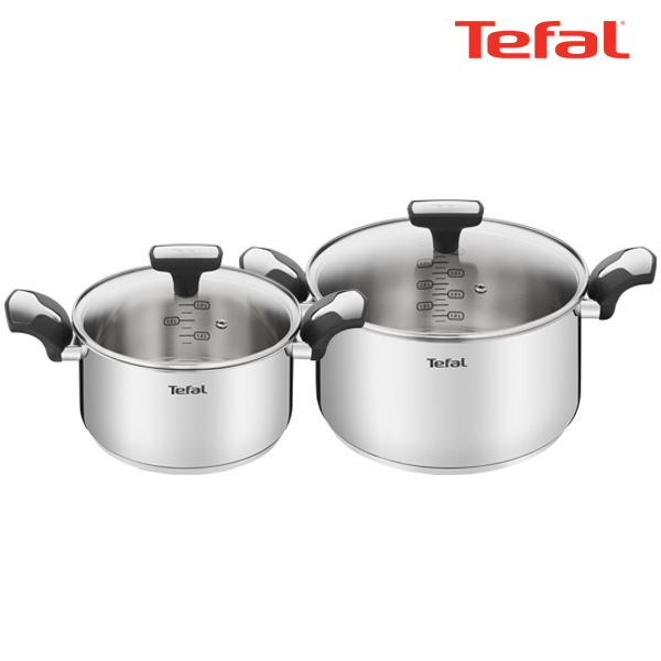 테팔 팬&냄비 IH 뉴이모션 2종세트 (양수냄비 20cm + 24cm)