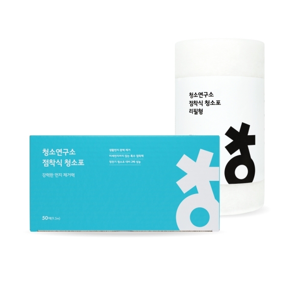 [청소연구소] 국내생산 점착식 청소포 144매 (1박스 72매 +리필 72매)