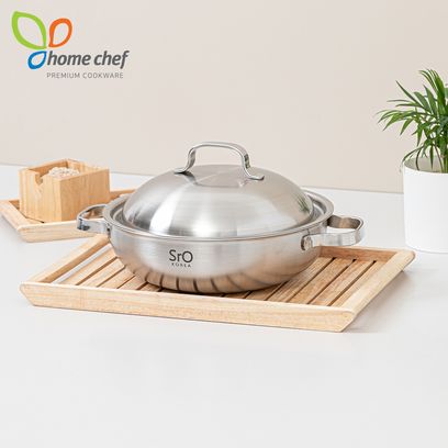 [홈셰프] SrO 통3중 스텐 궁중 파티웍24Cm