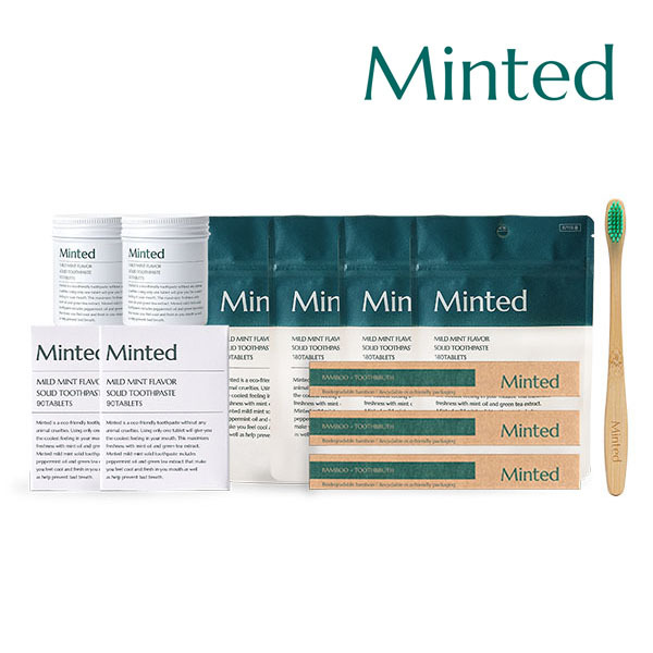 [민티드] 마일드민트 고체치약 패밀리세트