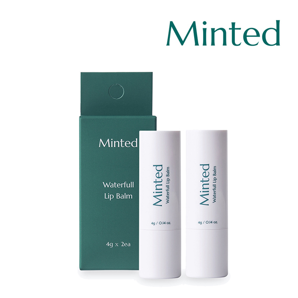 [민티드] 워터풀 시어버터 립밤 (2개입)