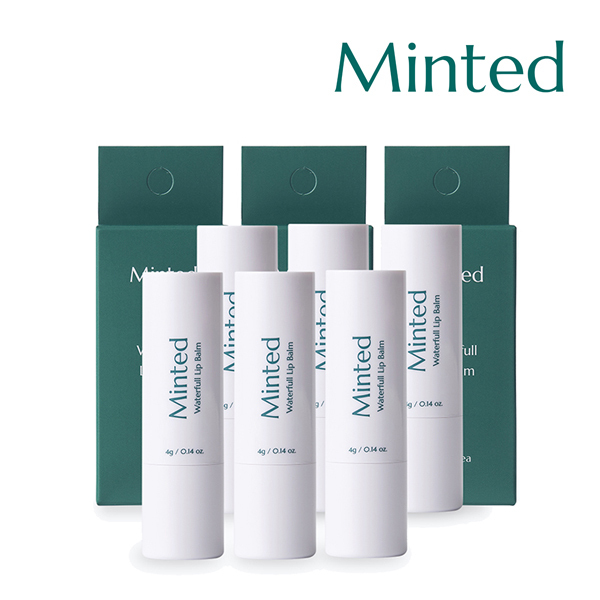 [민티드] 워터풀 시어버터 립밤 3세트 (6개입)