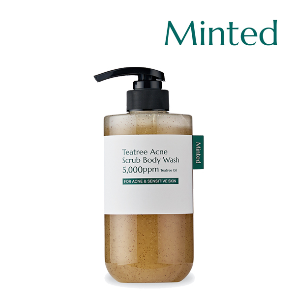 [민티드] 티트리 아크네 스크럽 바디워시 500ml