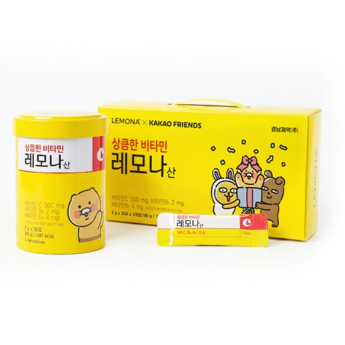 경남제약 레모나 카카오프렌즈 에디션[한정판] 2g x 30포 x 3개입