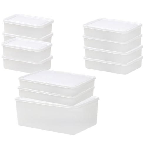 [신제품]데비마이어데비박스스노우화이트냉동용기세트5호(300ml4개,600ml4개,1500ml2개,3800ml1개)