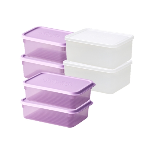 [신제품]데비마이어데비박스혼합선물세트5호라벤더퍼플냉장+스노우화이트냉동(라밴더퍼플(냉장)-570ml2개,900ml2개,스노우화이트(냉동)-1000ml2개)