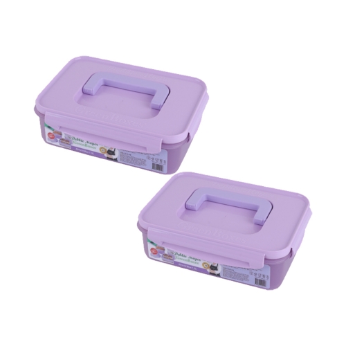 [신제품]데비마이어김치통세트1호(라벤더퍼플)(1.5리터2개)