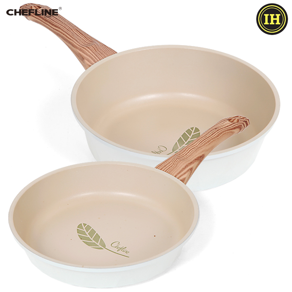 [CHEFLINE] 셰프라인 - 포레스트IH 프라이펜 2종세트(24f,26w)