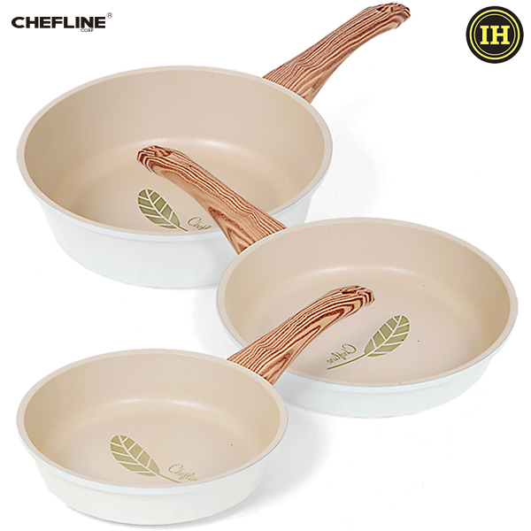 [CHEFLINE] 셰프라인 - 포레스트IH 프라이펜 3종세트(20f,24f,26w)