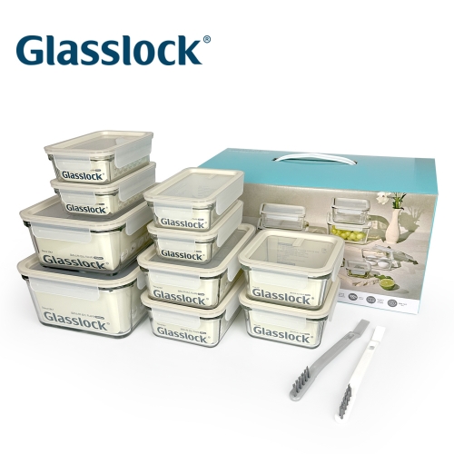 [글라스락] 센스 12조 세트 (10조+세척솔2) FTRC-NS-00004