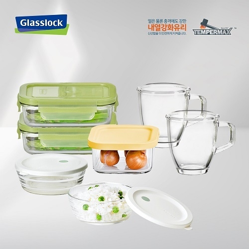 [글라스락] 올리브 테이블 혼합 7조