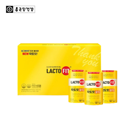 [종근당건강] NEW락토핏 골드 선물세트(리뉴얼)(3EA)