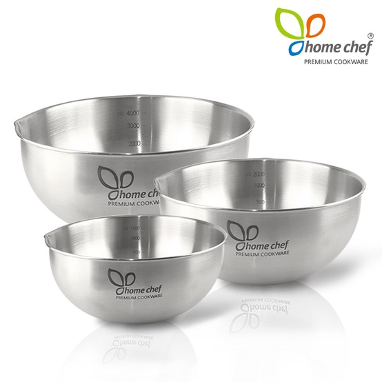 [홈셰프]프리미엄 믹싱볼3종세트(스텐레스304)