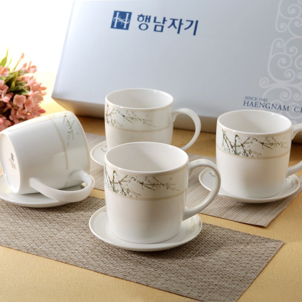 [행남자기] 4인조커피머그세트 경복궁