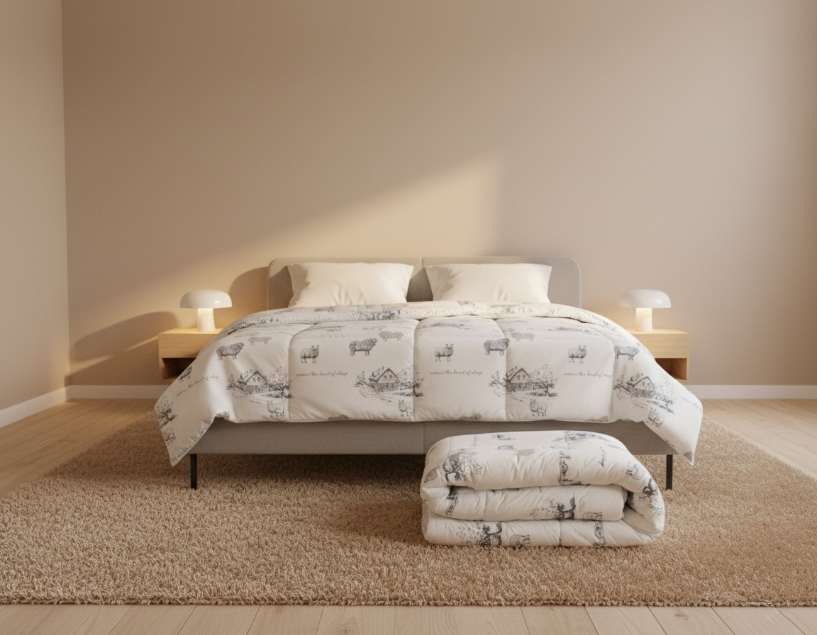 [Guy Laroche] 호텔식 코튼 울(양모) 이불Q