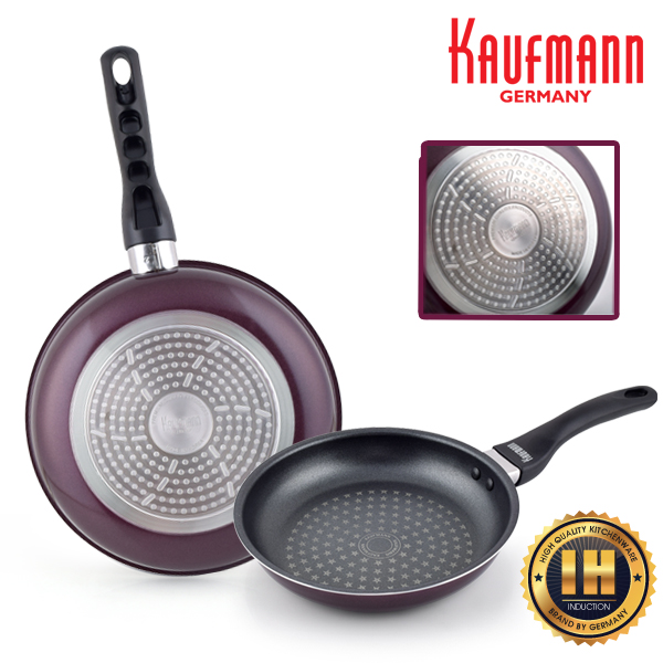 [카우프만] 퍼플 인덕션 프라이팬 2P세트(A형)  KPF-A2P