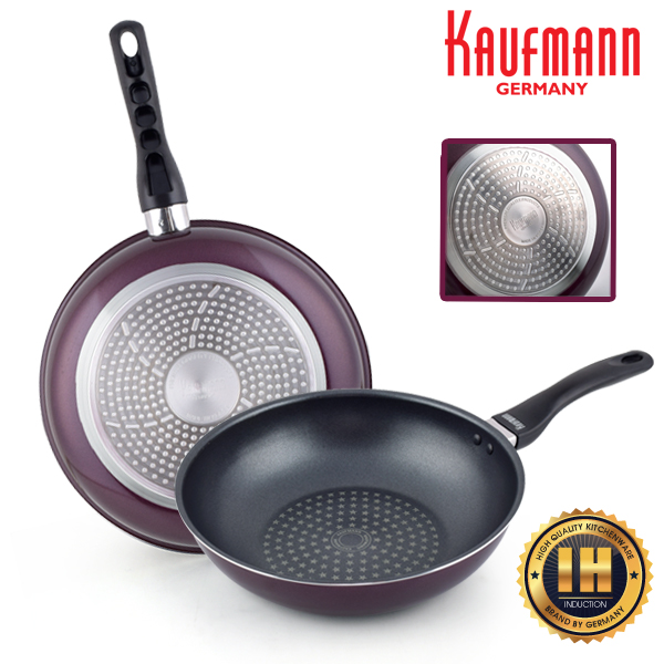 [카우프만] 퍼플 인덕션 프라이팬 2P세트(D형)  KPF-D2P