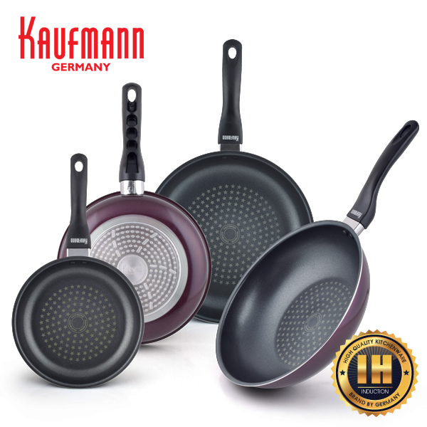 [카우프만] 퍼플 인덕션 프라이팬 4P세트  KPF-4P