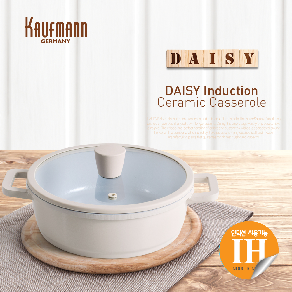 [카우프만] 데이지 인덕션 20cm 전골냄비  KDIC-20C