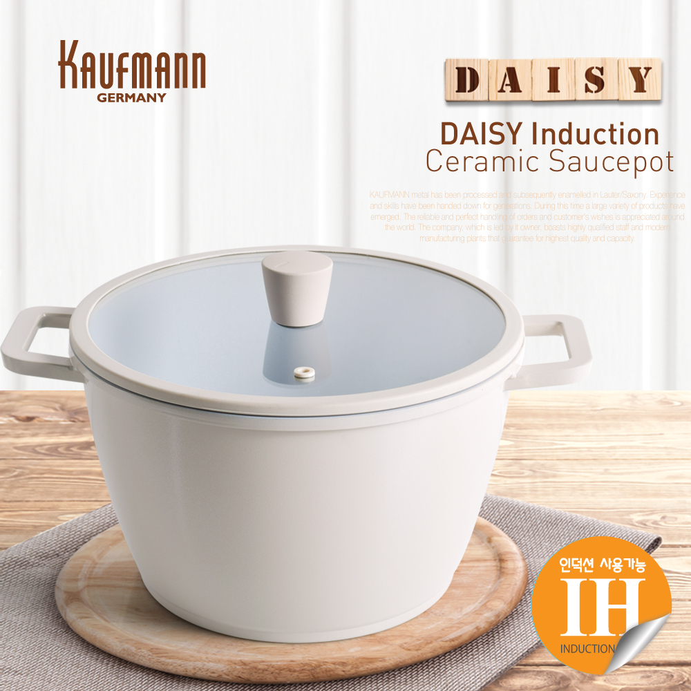 [카우프만] 데이지 인덕션 24cm 곰솥냄비  KDIC-24P
