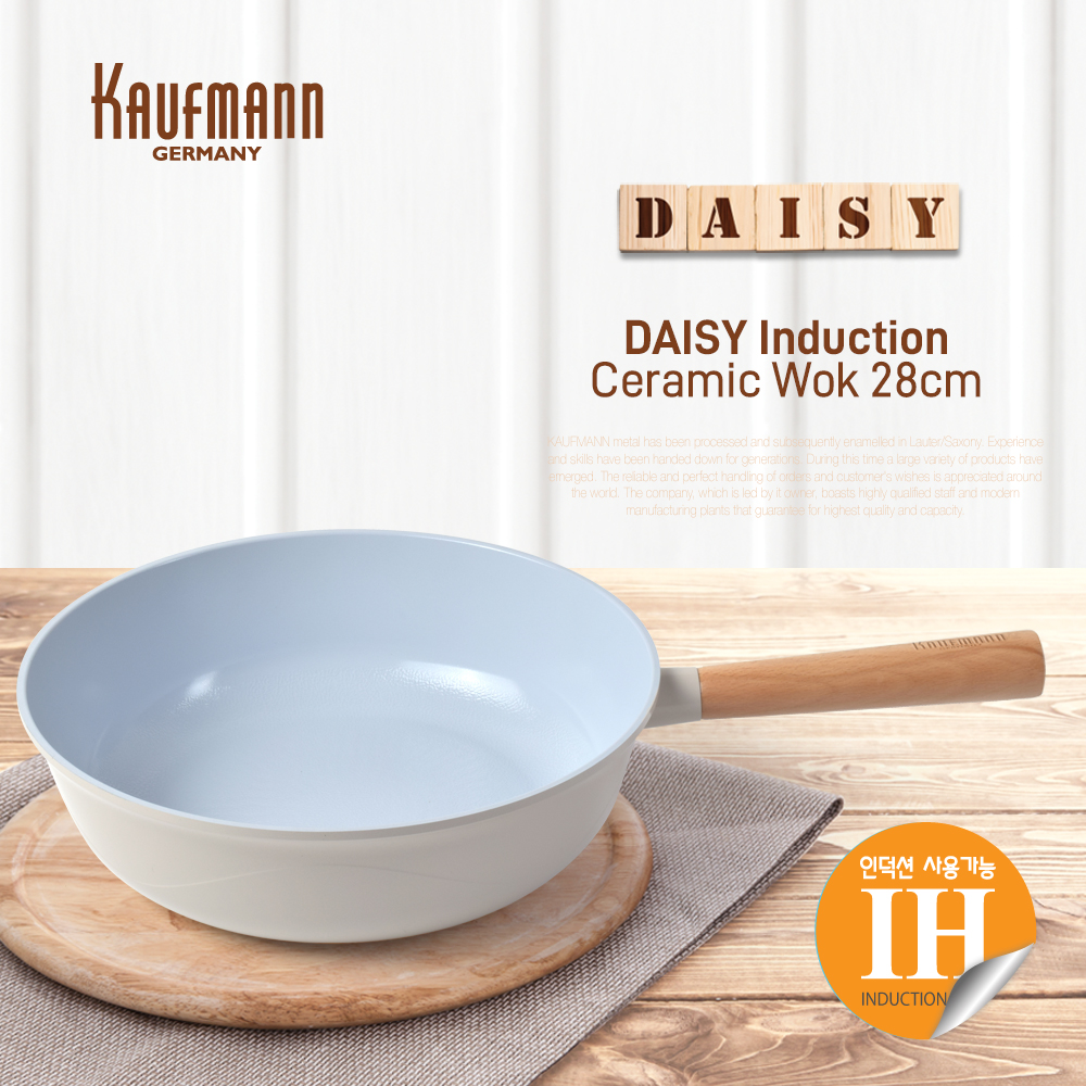 [카우프만] 데이지 인덕션 28CM 궁중팬  KDIF-28W