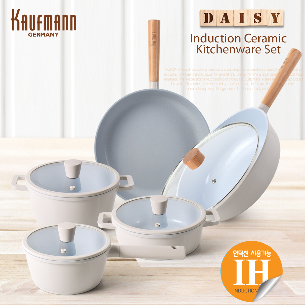 [카우프만] 데이지 인덕션 주방 9P 세트(GB형) KDIC-GB9P