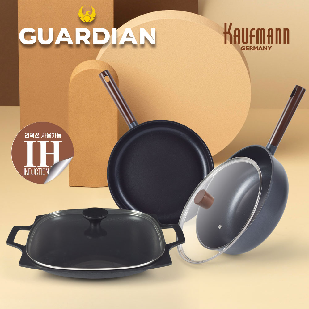 카우프만 가디언 인덕션 그리들 웍팬 4종 세트(GR형)  KGIF-GR5P