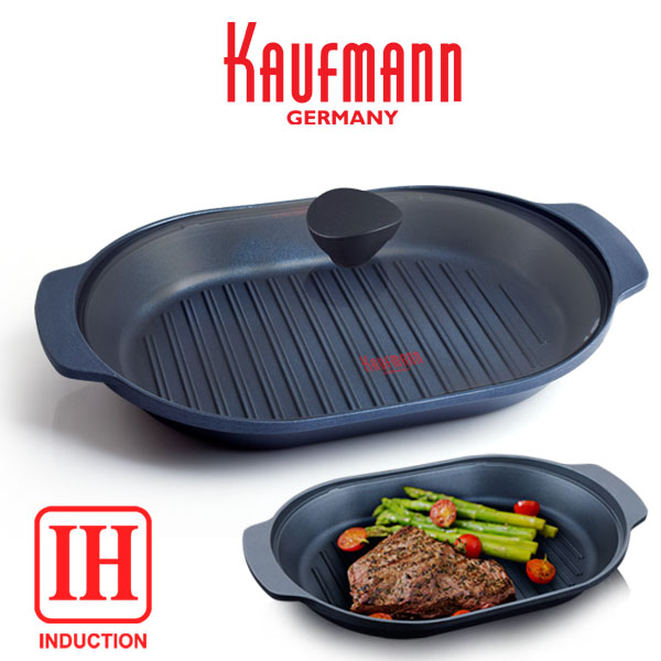 [카우프만] IH 멀티 그릴팬 32cm KMG-32 [32cm그릴팬+유리뚜껑] KMG-32
