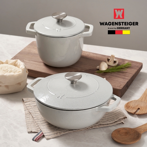 바겐슈타이거 클램무쇠주물냄비 2종세트(15CM+21CM)