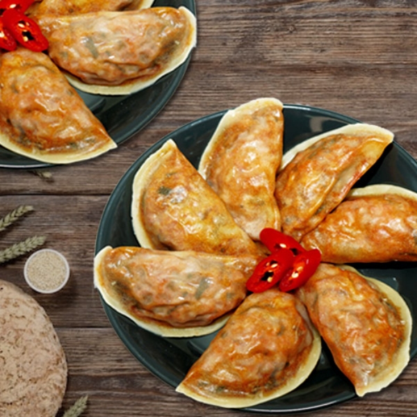 [백송] 매운반달김치만두 480g X 3팩