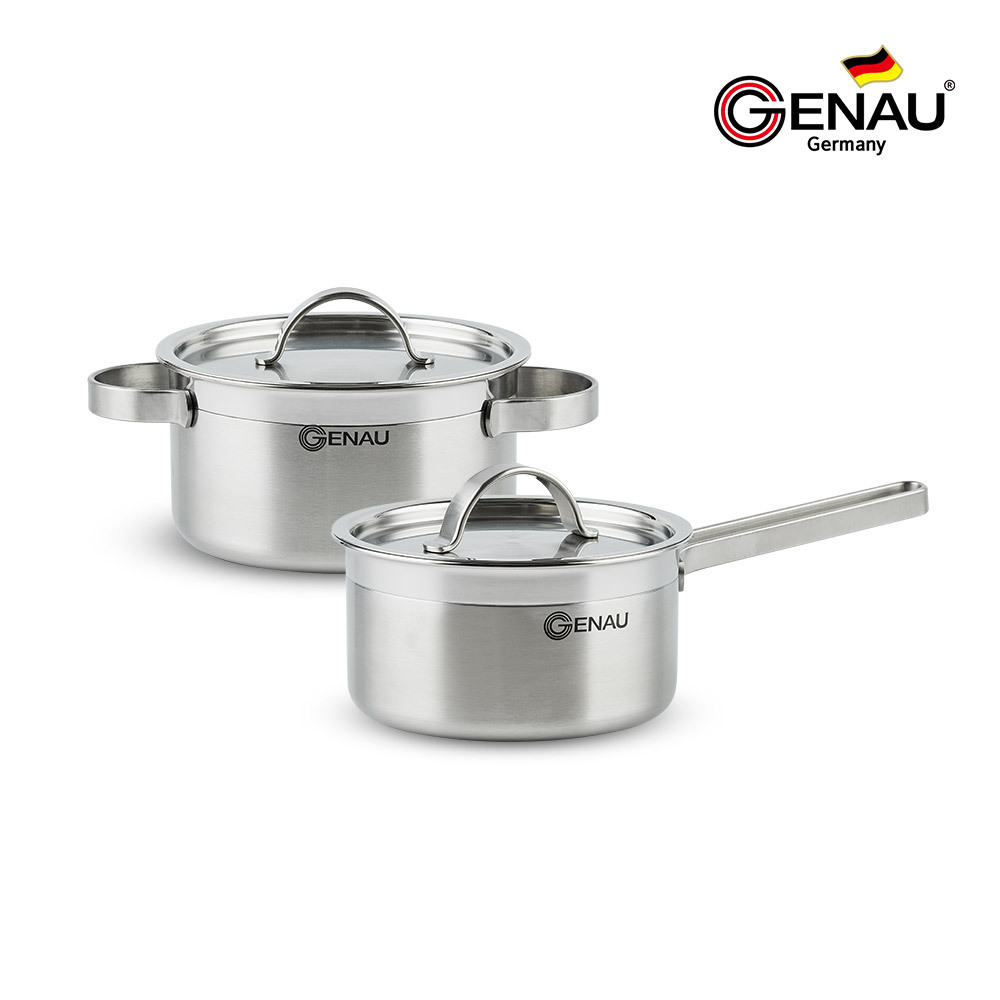 [독일 제너] 통3중 IH 스텐냄비 2종A(16편수+18양수)