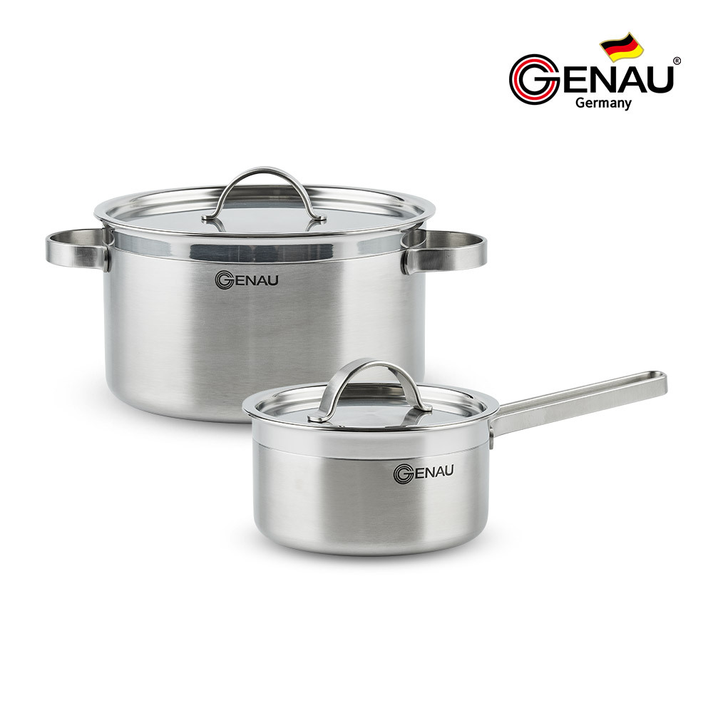 [독일 제너] 통3중 IH 스텐냄비 2종C(16편수+24양수)