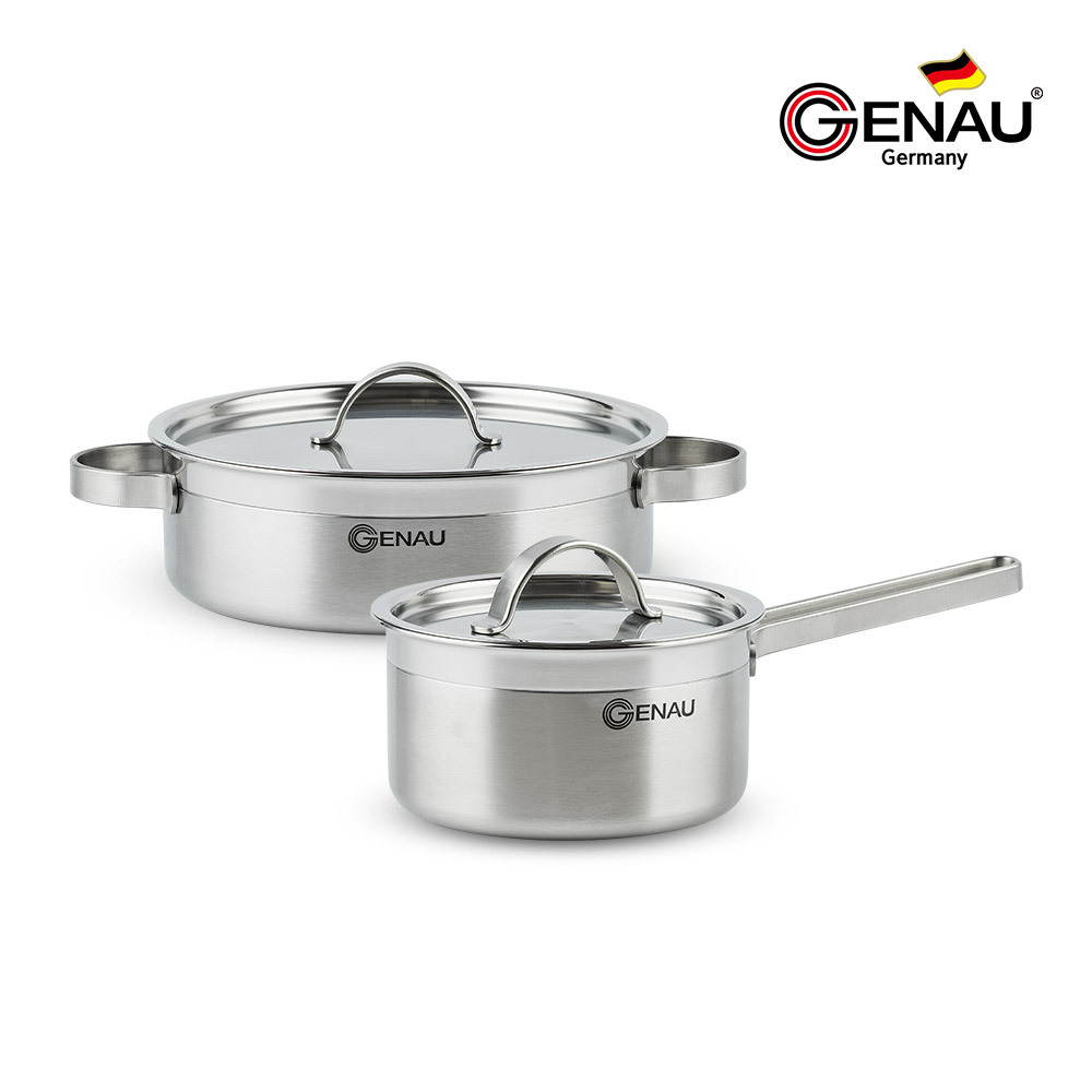 [독일 제너] 통3중 IH 스텐냄비 2종D(16편수+24전골)