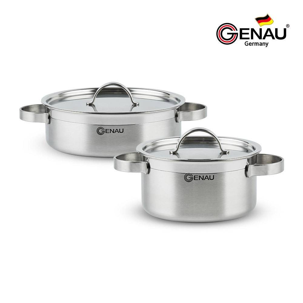 [독일 제너] 통3중 IH 스텐냄비 2종E(18양수+24전골)