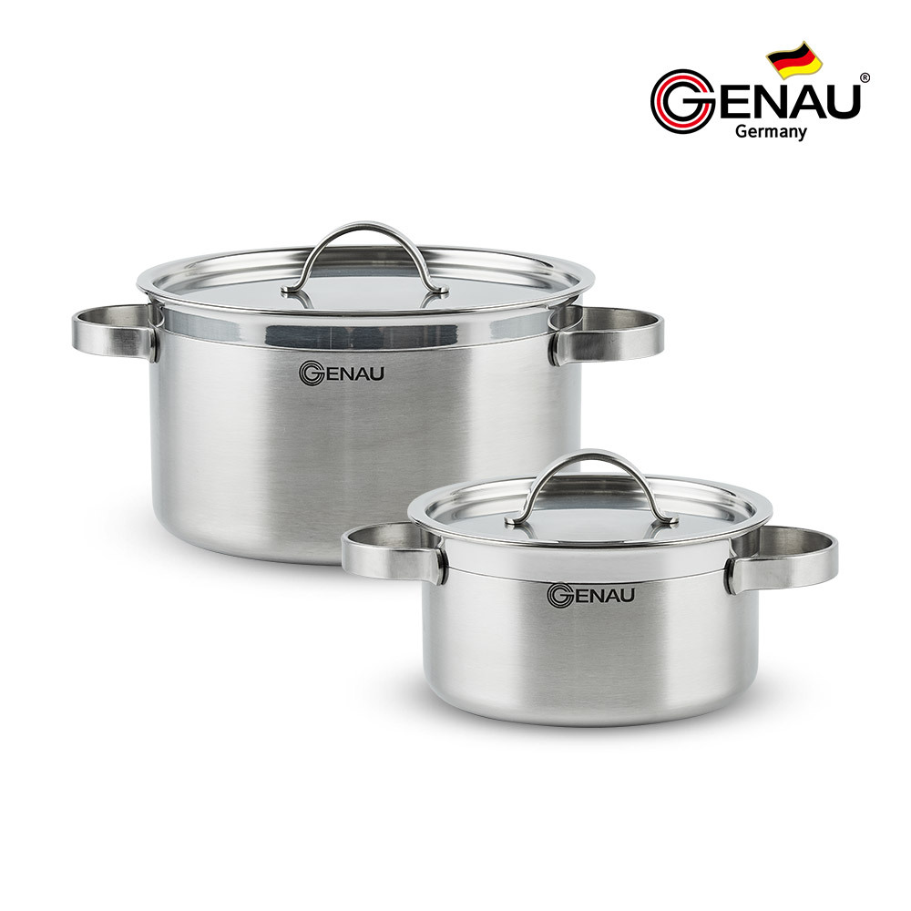 [독일 제너] 통3중 IH 스텐냄비 2종F(18양수+24양수)