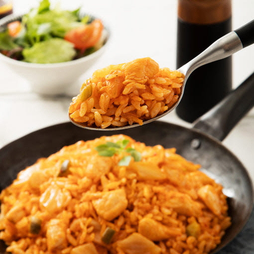 [만원의행복][굽네] 닭가슴살 김치볶음밥 4팩+닭가슴살 스테이크 오리지널 1팩