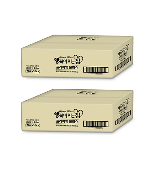 [행복이오는집] 천연펄프 캡형물티슈 70매 20팩